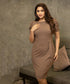 Gathered Sleeve Detailed Shift Dress
